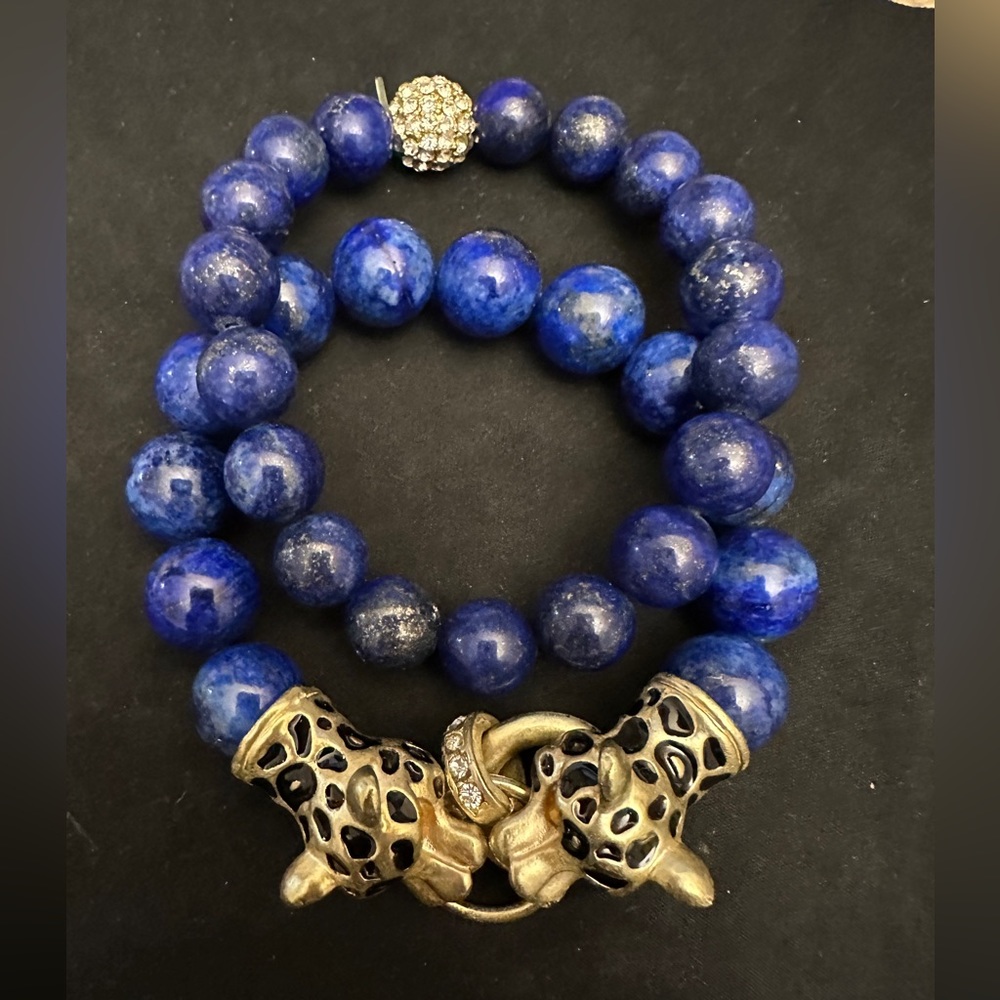 Lapis Lazuli bracelet set - new